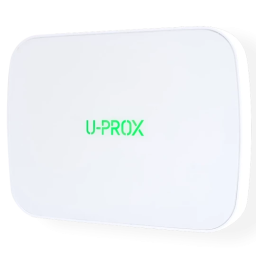 U-Prox - MPX L White - Wireless security control panel with photo verification support