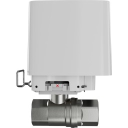 Ajax WaterStop 1" (DN 25) White - Remotely controlled water shutoff valve