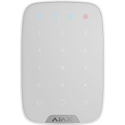 Ajax KeyPad White - Wireless touch keypad