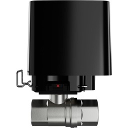 Ajax WaterStop ½" (DN 15) Black - Remotely controlled water shutoff valve