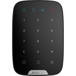 Ajax KeyPad Black - Wireless touch keypad