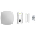Ajax StarterKit Cam Plus White - Basic security system setup with visual alarm verifications and LTE support