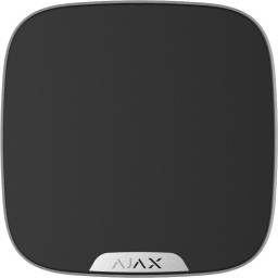 Ajax StreetSiren DoubleDeck Black - Wireless outdoor siren with a clip lock for a branded faceplate