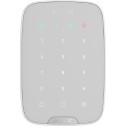 Ajax KeyPad Plus White - Wireless touch keypad supporting encrypted contactless cards and key fobs