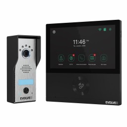EVOLVEO DoorPhone - AHD7 - Sada domácího videotelefonu WiFi s ovládáním brány nebo dveří černý monitor