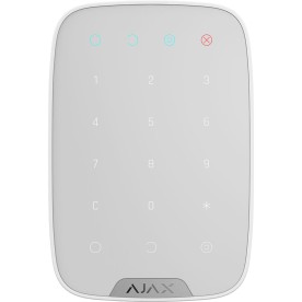 Ajax KeyPad White - Wireless touch keypad