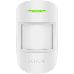Ajax MotionProtect Plus White - Wireless motion detector with microwave sensor