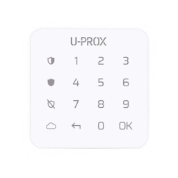 U-Prox - Klávesnica G1 White - Miniatúrna klávesnica s dotykovým povrchom pre jednu skupinu