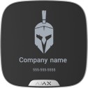 Ajax Brandplate (10 pcs) Black - Faceplate for branding StreetSiren DoubleDeck