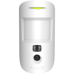 Ajax MotionCam (PhOD) White - Bezdrátový detektor pohybu fotí alarmem a na požádání
