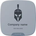 Ajax Brandplate (10 pcs) White - Faceplate for branding StreetSiren DoubleDeck