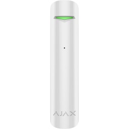 Ajax GlassProtect White - Detektor rozbití skla s mikrofonem