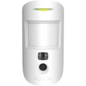Ajax MotionCam White - Bezdrátový detektor pohybu s fotoaparátem pro ověřování poplachů