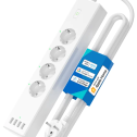 Meross MSS425FHK-EU - Smart Wi-Fi Power strip 4 AC + 4 USB - Chytrý napájecí pásek Wi-Fi 4 AC + 4 USB