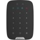 Ajax KeyPad Plus Black - Wireless touch keypad supporting encrypted contactless cards and key fobs