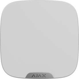 Ajax StreetSiren DoubleDeck White - Wireless outdoor siren with a clip lock for a branded faceplate