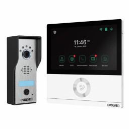 EVOLVEO DoorPhone - AHD7- Sada domáceho videotelefónu WiFi s ovládaním brány alebo dverí biely monitor